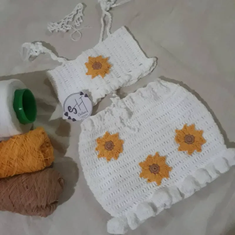 Conjunto de girasoles
