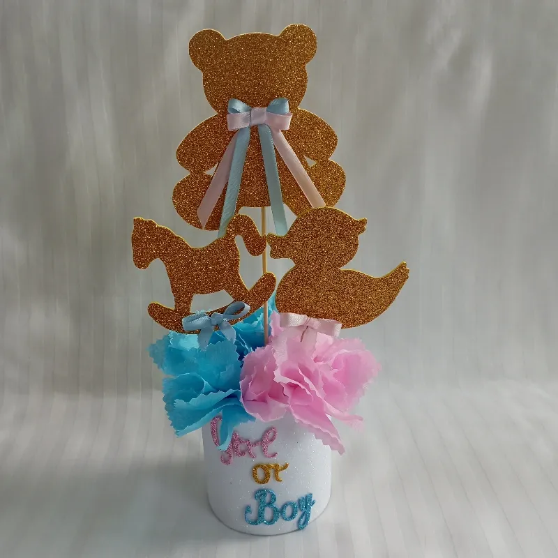 Centro de mesa (Revelación de sexo)