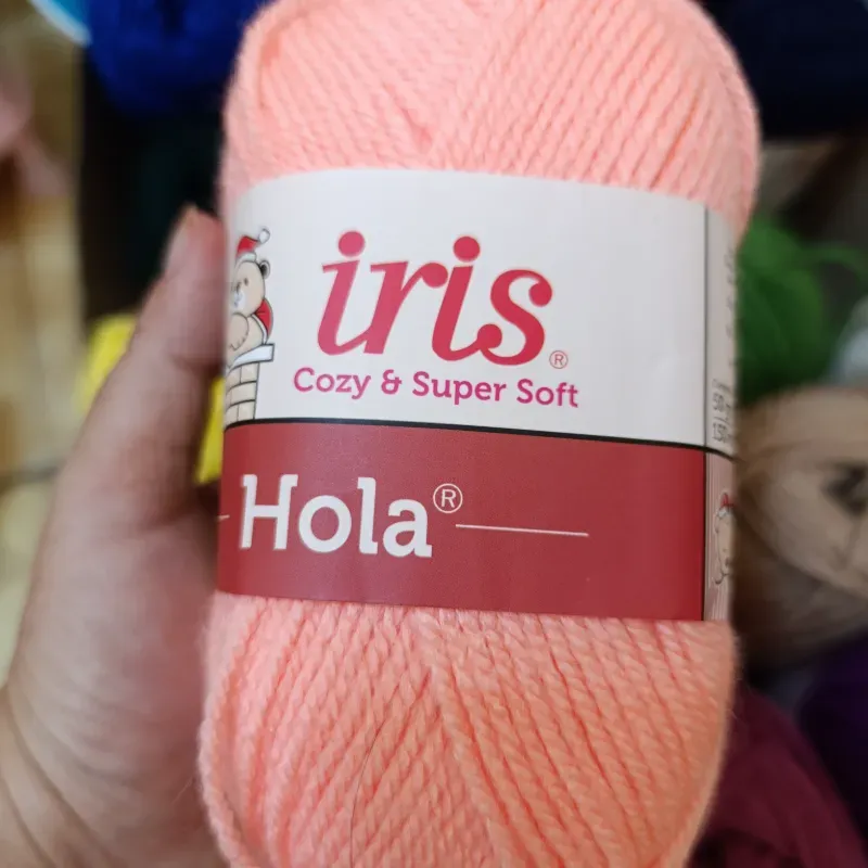 Hilo de estambre Iris color melón