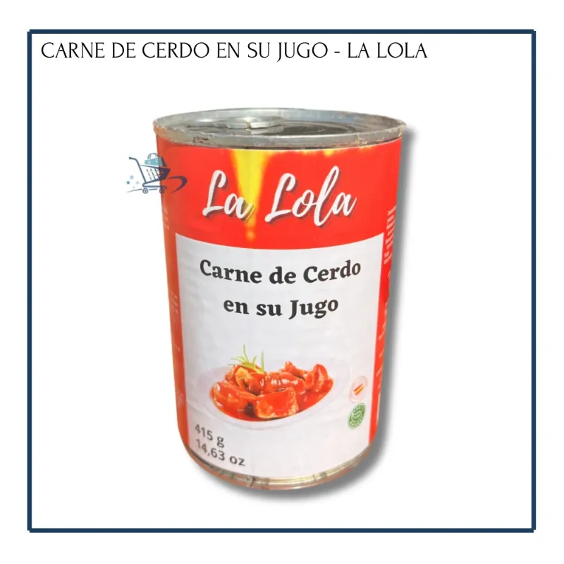 Carne de Cerdo en su Jugo - La Lola (415g)