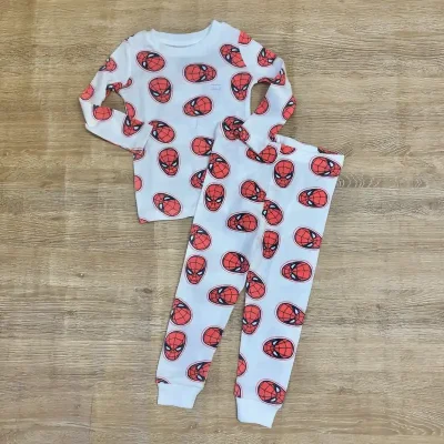 Pijama de Spiderman color blanco