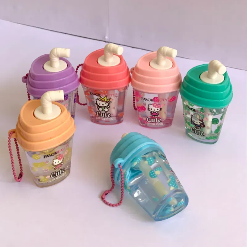 Brillo de labios (forma de jugo)