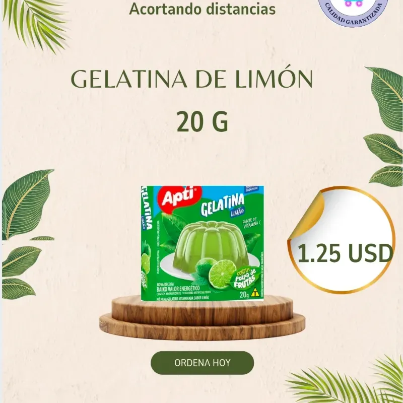 Gelatina de limón