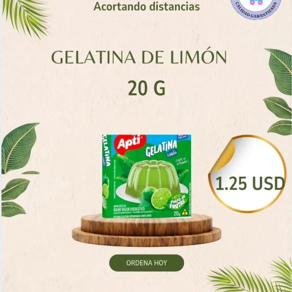 Gelatina de limón