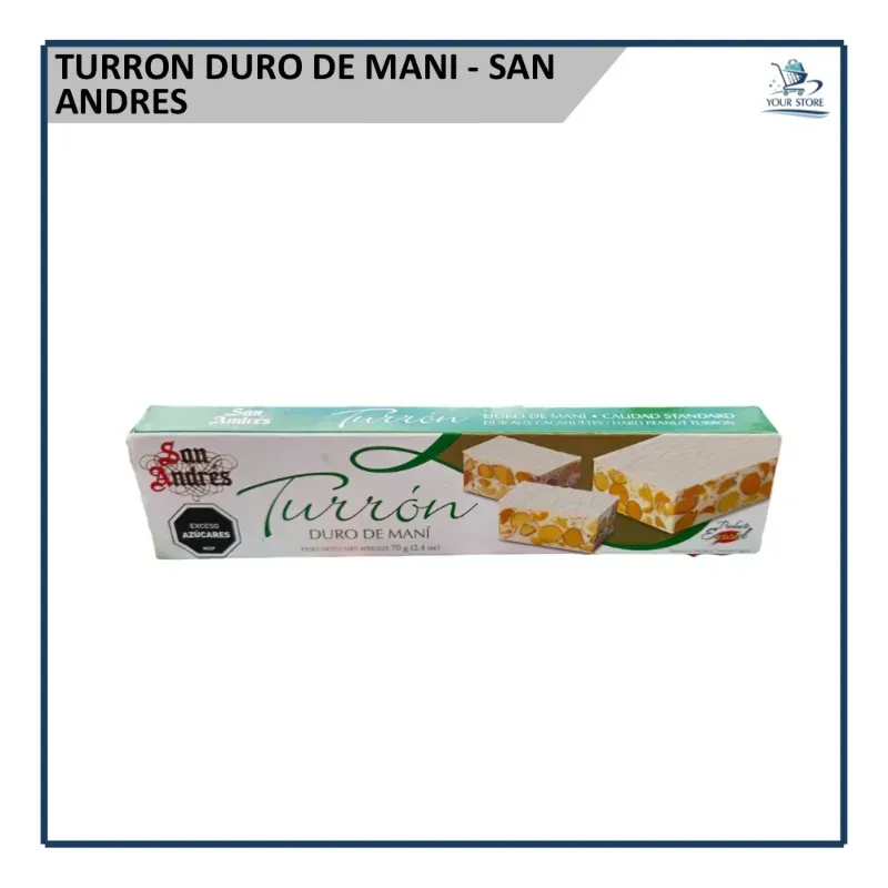 Turrón Duro de Maní - San Andrés (70g)