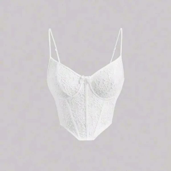 Top blanco con tirantes