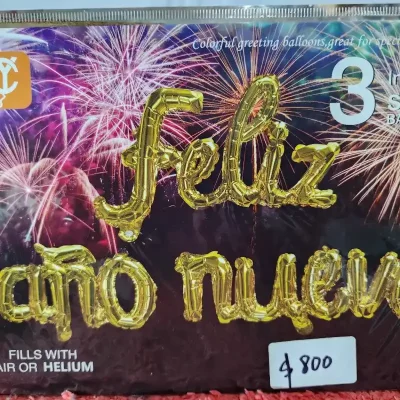 Set Inflable Feliz año Nuevo