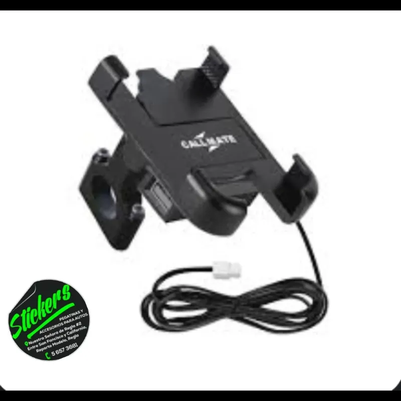 Porta celular con cargador usb