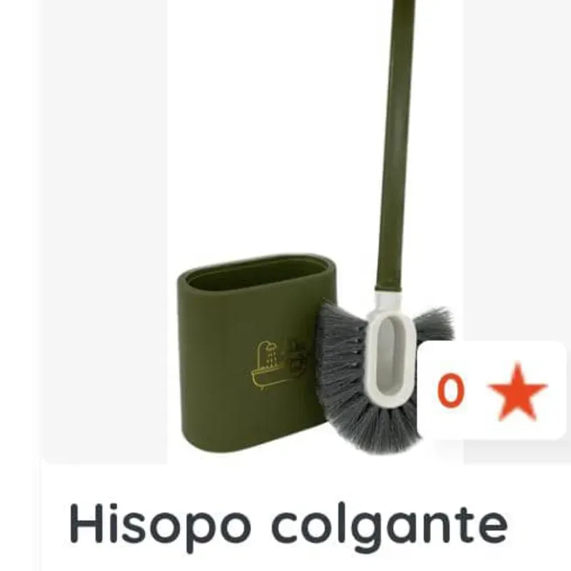 Hisopo, se puede pegar a la pared,trae su pegatina.