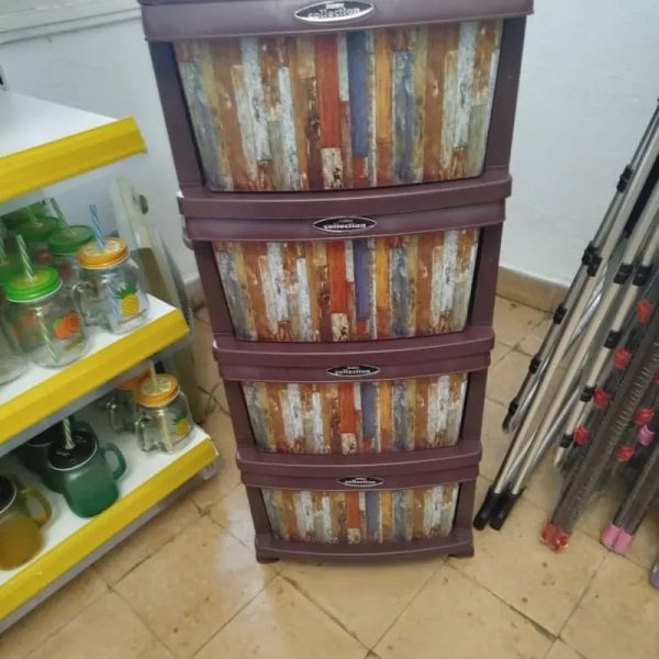 Gavetero plástico de 4 niveles
