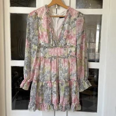 Vestido estampado floreado