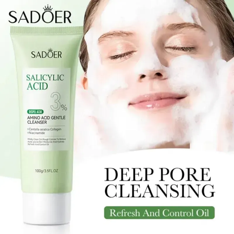 Limpiador facial con ácido salicilico
