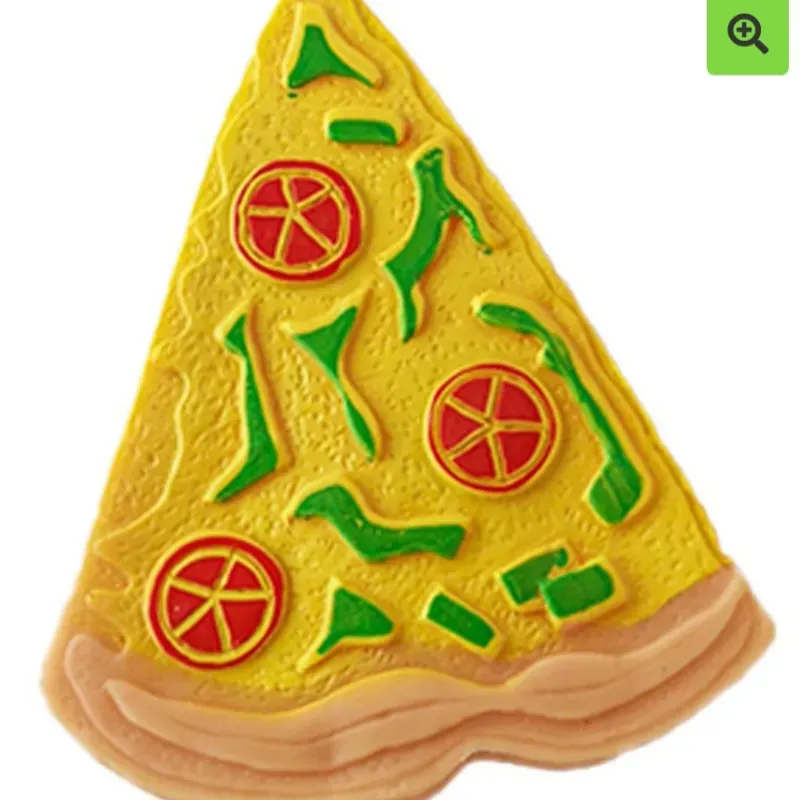 Juguete chillón para perros en forma de pizza