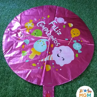 Globo metálico Redondo