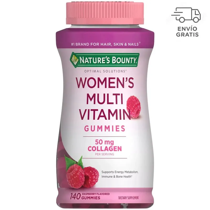 Nature's Bounty Optimal Solutions, Gomitas multivitamínicas para mujer para apoyo inmunológico