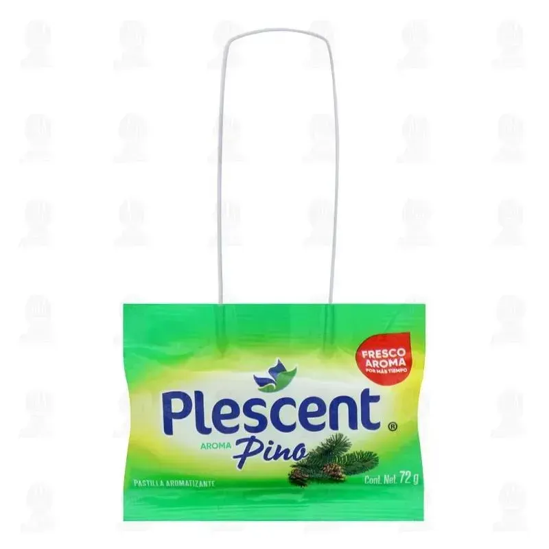  Plescent Pastilla Aromatizante Colgante – Aroma Pino (Cont. Net. 72 g)