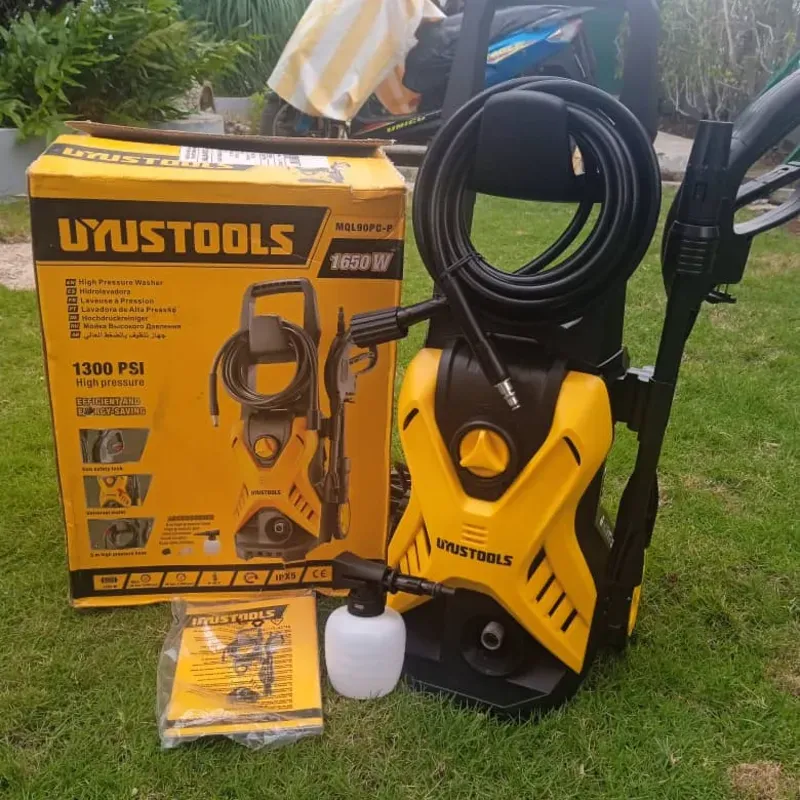 Hidrolavadora / fregadora de alta presión 'UYUSTOOL' MQL90PC-P 1650W 2000PSI MÁX (110V/60Hz) Q: 5L/Min NUEVA +ACCESORIOS.