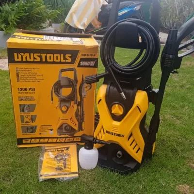 Hidrolavadora / fregadora de alta presión 'UYUSTOOL' MQL90PC-P 1650W 2000PSI MÁX (110V/60Hz) Q: 5L/Min NUEVA +ACCESORIOS.