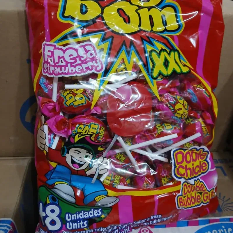 Paquete Chupas Grandes "Doble Chicle"