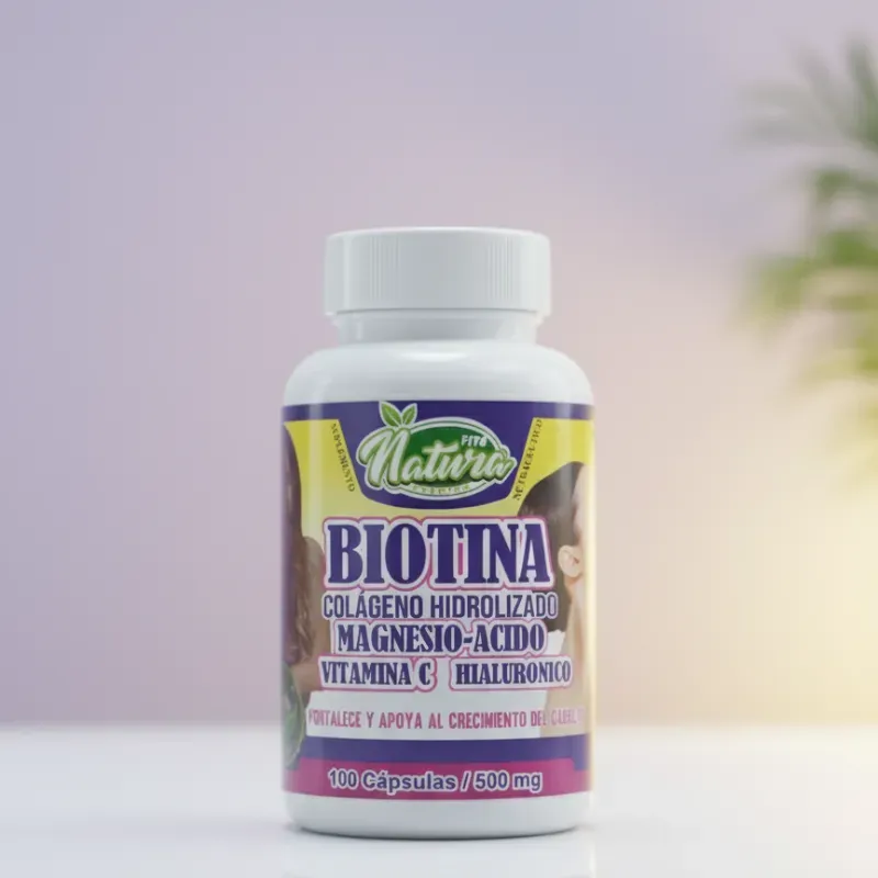 (Biotina)500mg 100 capsulas  (VENCE 12-30)