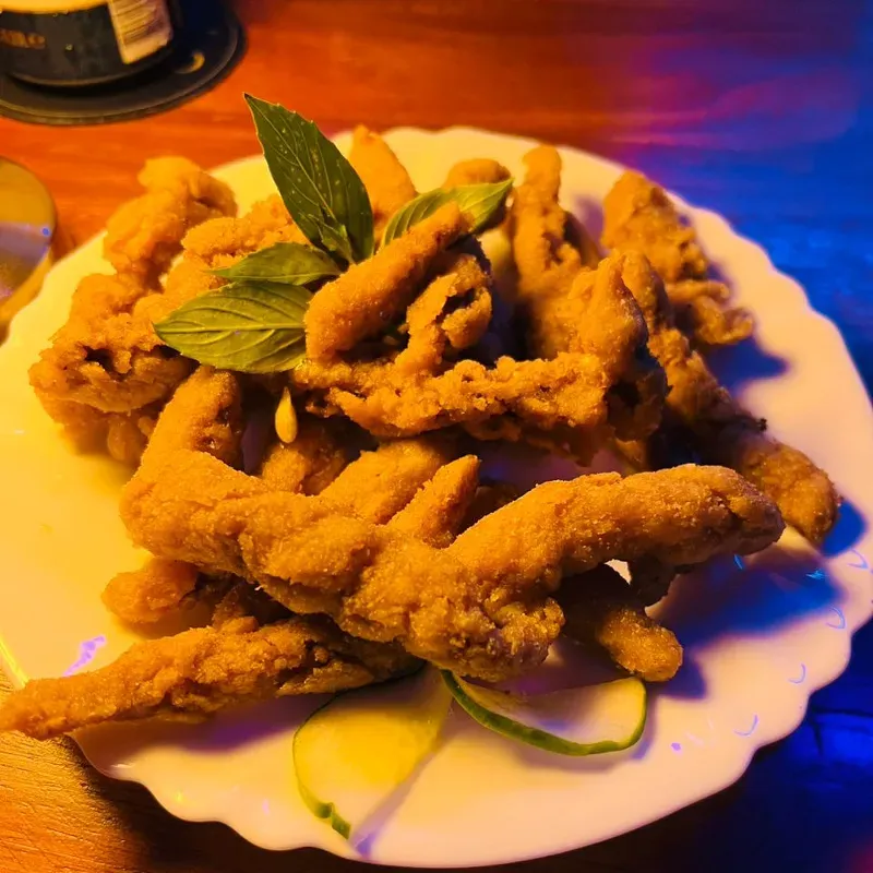 Fajitas de pollo empanadas