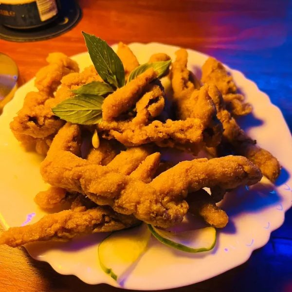 Fajitas de pollo empanadas