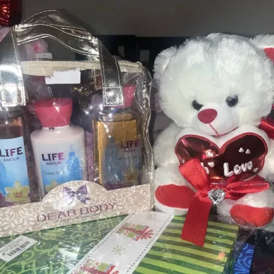 Set de perfumes con Peluche para mujeres