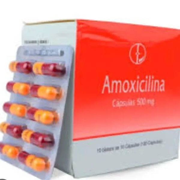 Amoxicilina de 500 mg de 10 Cápsulas