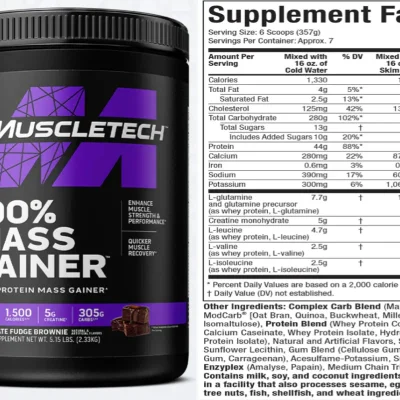Mass gainer Muscletech