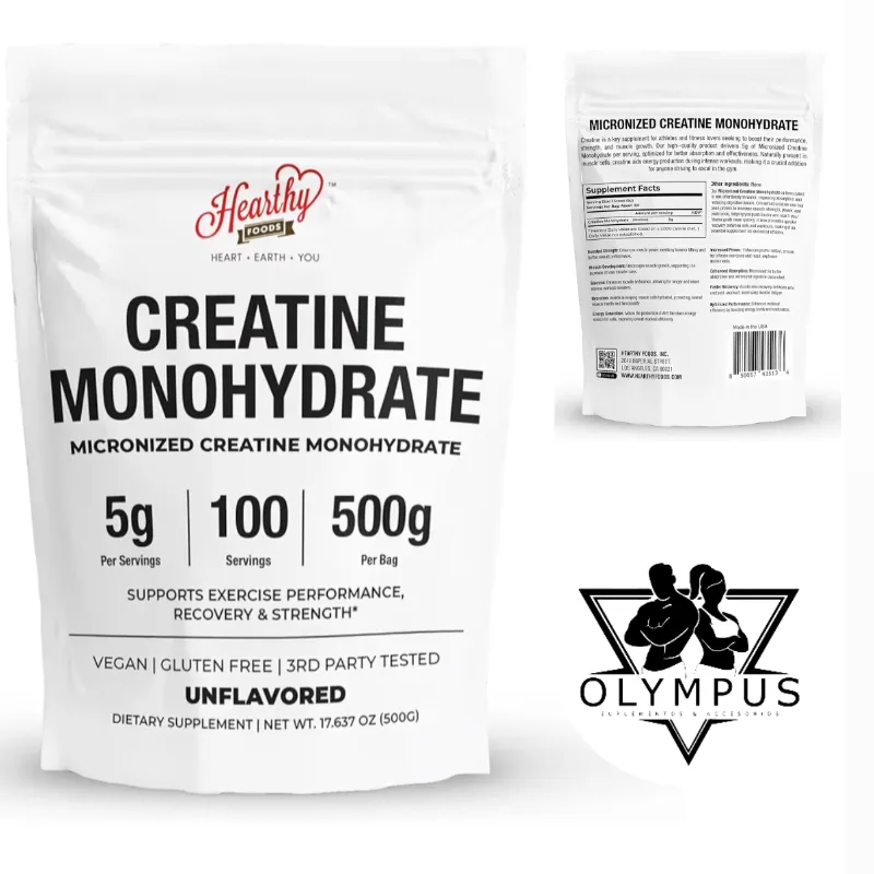 Creatina monohidratada HEARTHY FOODS