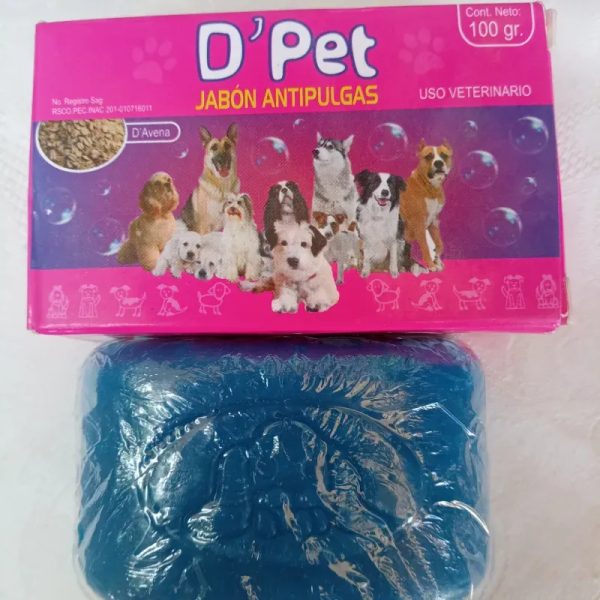 Jabón D'Pet 100 g Antipulgas