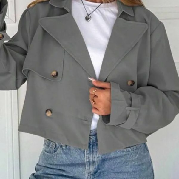 Chaqueta tela gris