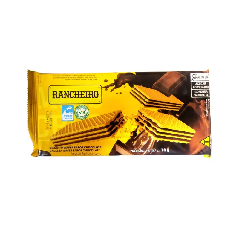 Sorbeto de sabor chocolate.