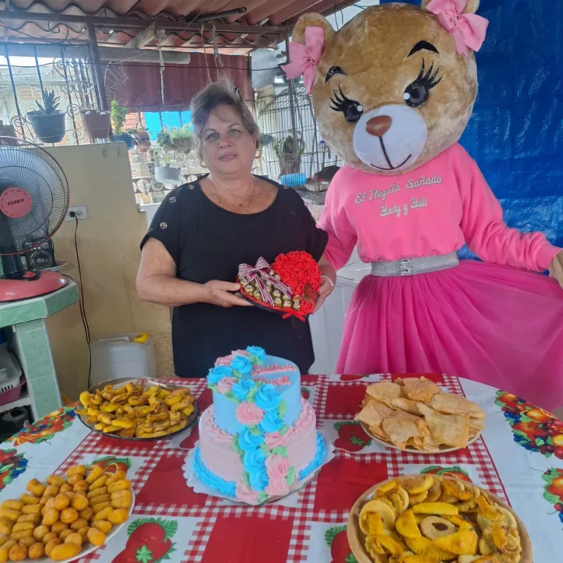 Entrega de mini buffet 