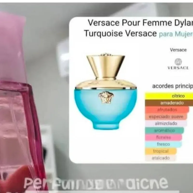 Perfume Fraiche turquoise versace