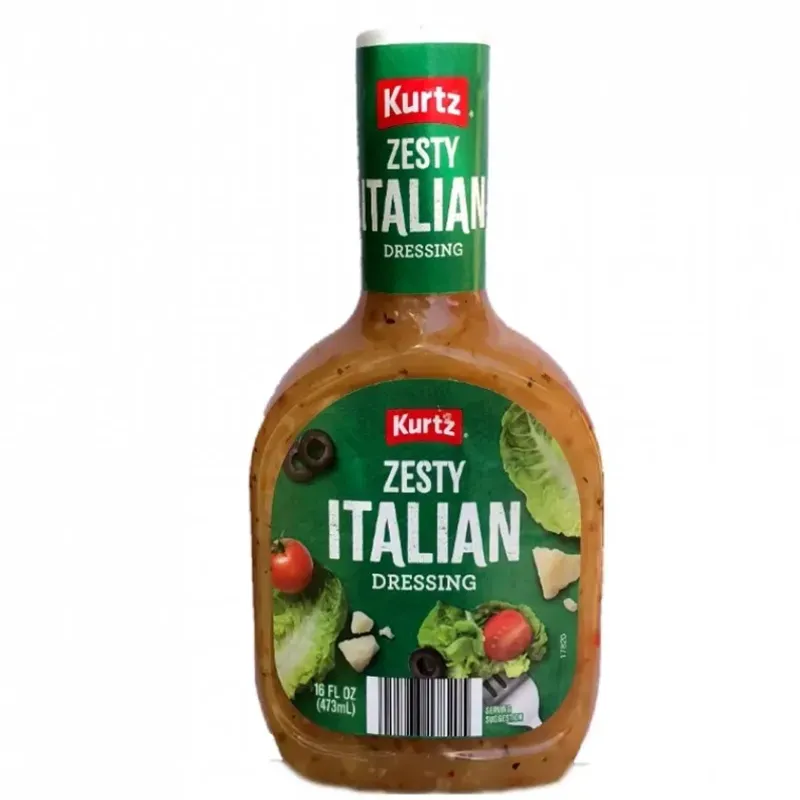 Aderezo picante italiano Kurtz Zesty (473 ml).