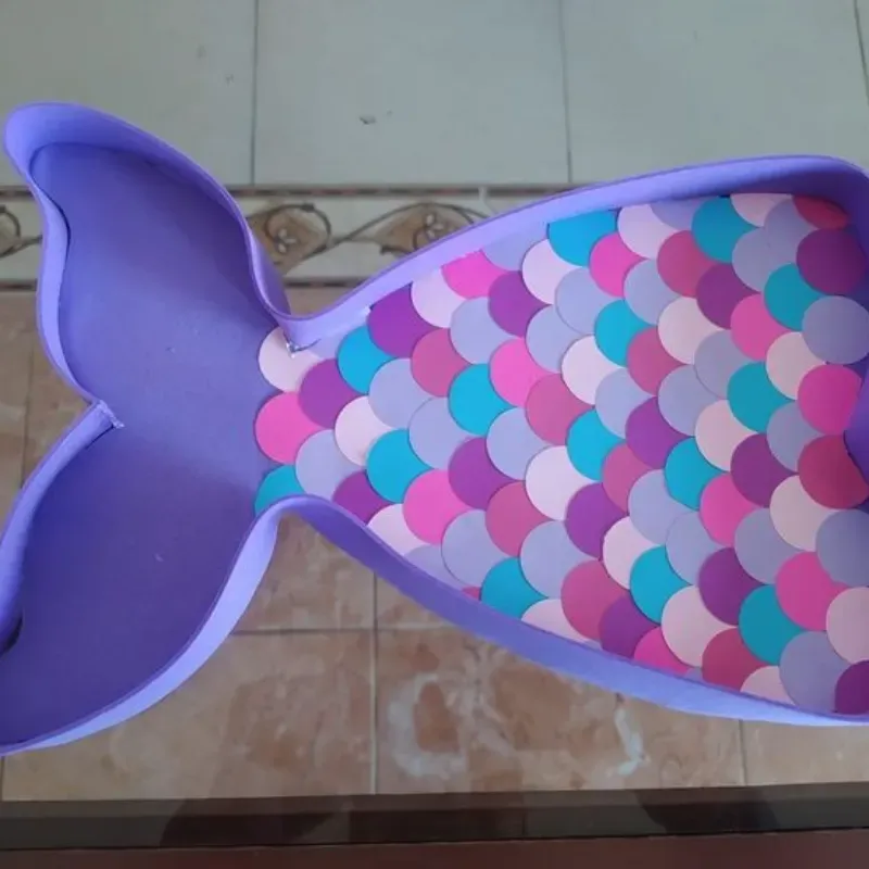 Base para cupcakes cola sirena