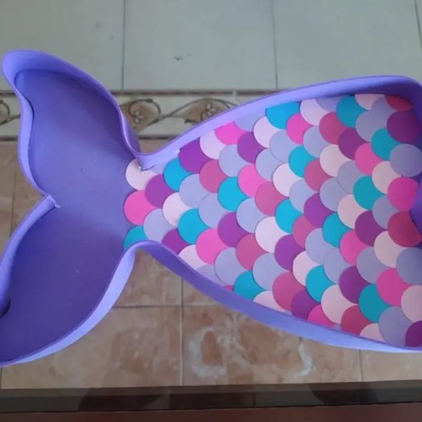 Base para cupcakes cola sirena