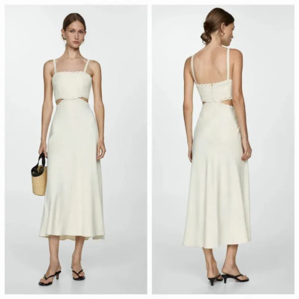 Vestido detalle puntillas