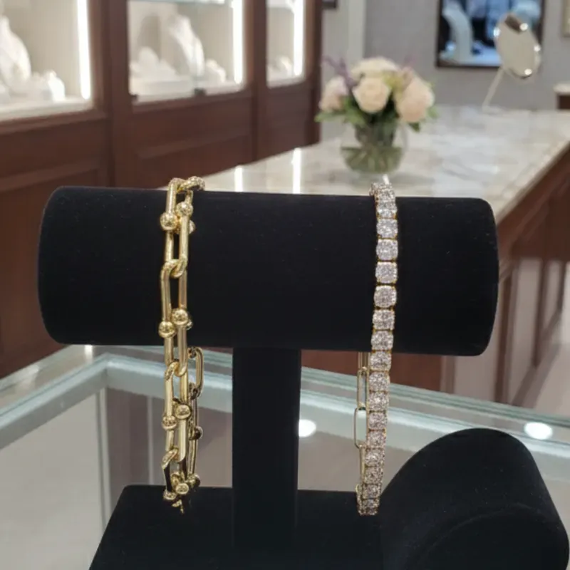 Pulseras de Oro Golfi brasileño