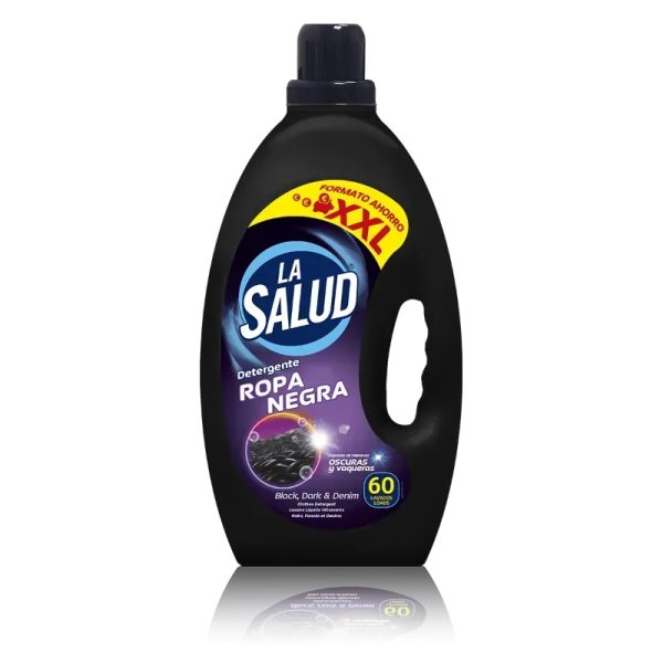 Detergente Lavar Líquido LA SALUD para Ropa Negra 2Lt