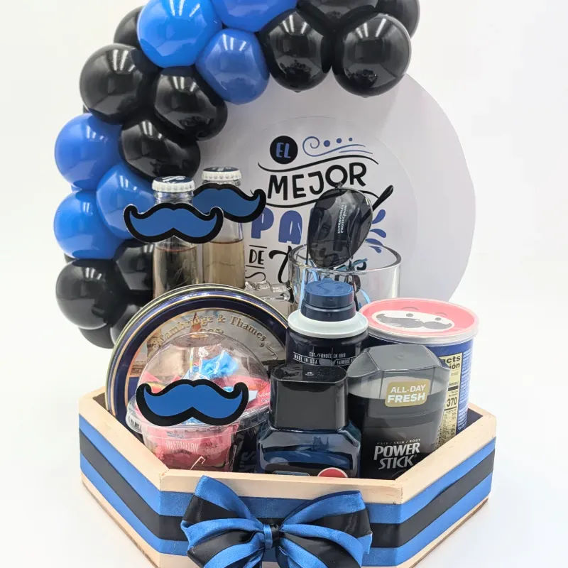 Caja Hexagonal ( Sombrilla con Pétalos GRATIS)