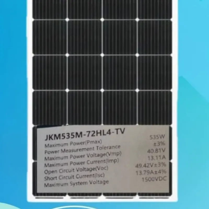 Panel Solar Bifacial 535W