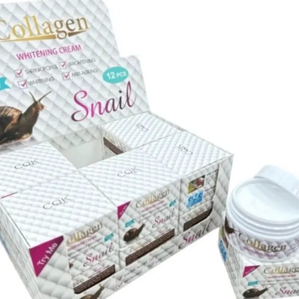 Crema CQK con baba de caracol  y colágeno