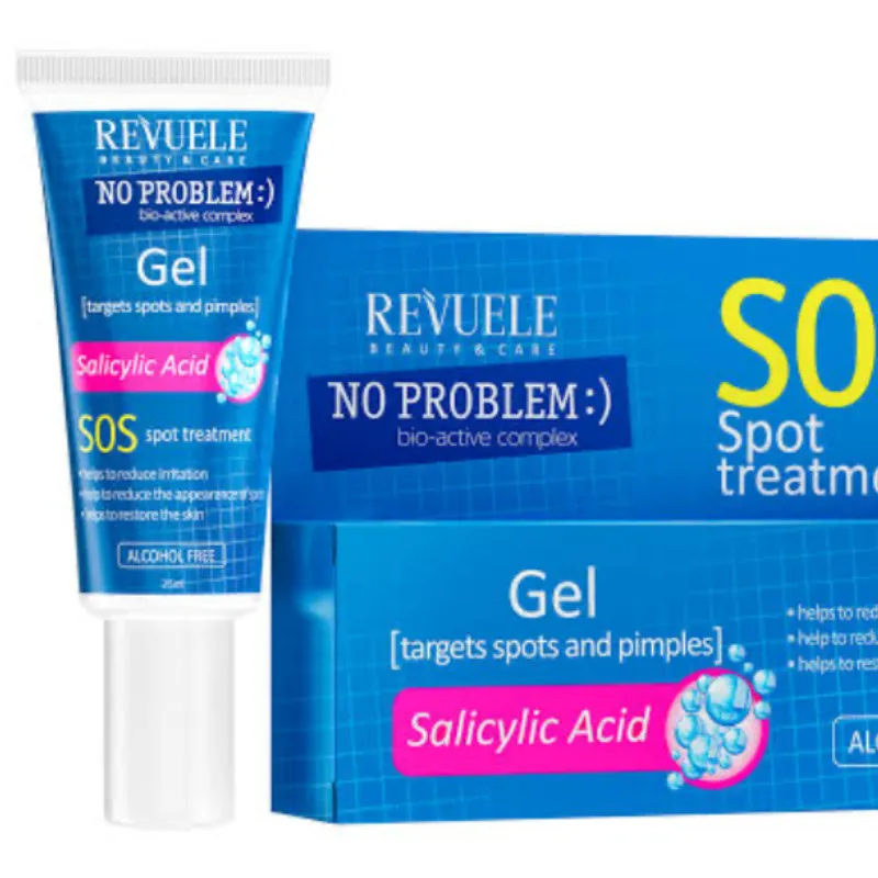 Spot acné con ácido salicílico.