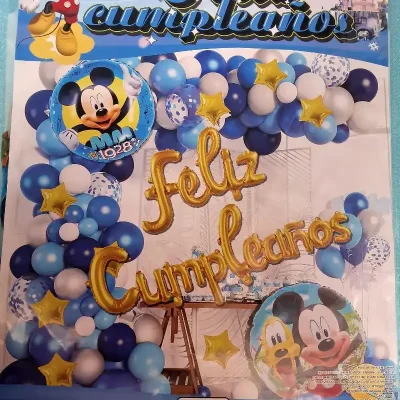Set arco de globos  "MICKEY MOUSE"