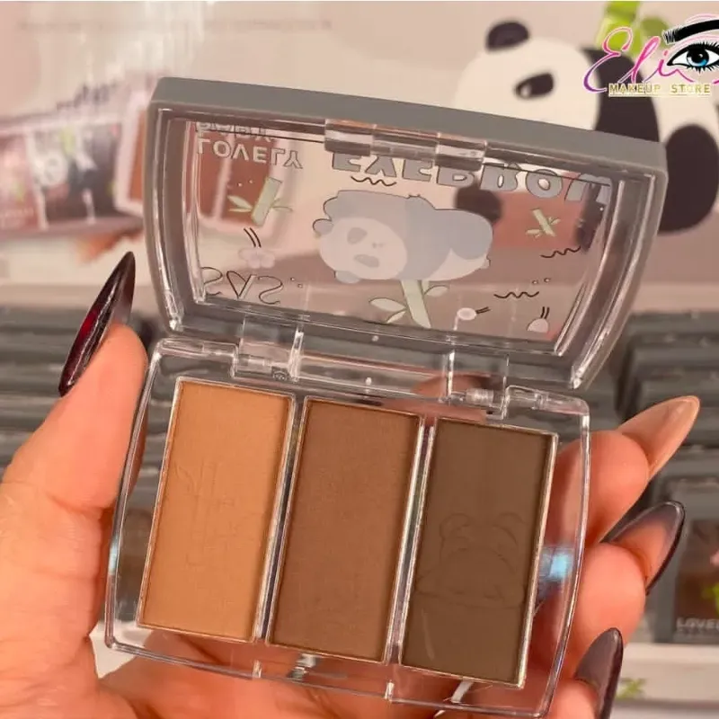 Mini Paleta para Cejas Eyebrow Lovely 3 tonos