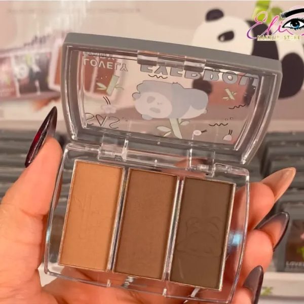 Mini Paleta para Cejas Eyebrow Lovely 3 tonos