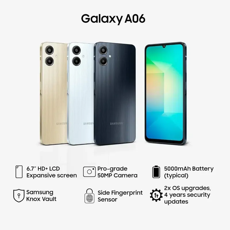 ⭐ Samsung A06 (4/64) ⭐ $130  usd