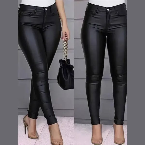 Pantalón negro de látex